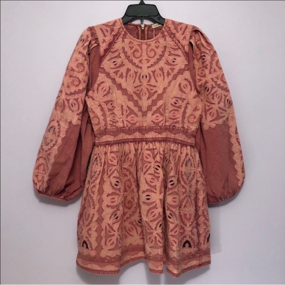 Ulla Johnson Omaira Balloon Sleeve Mini Dress $725 size 4 - Picture 7 of 10